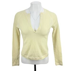 ELIE TAHARI Wool Blend V Neck Long Sleeve Sz Medium